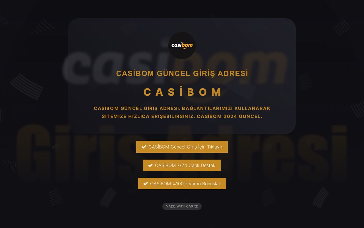 Casibom Casibom Güncel Giriş Adresi 2025